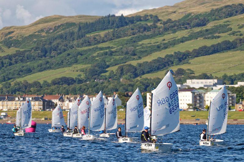 IOCA UK Optimist Nationals at Largs Sailing Club - Day 1 - photo © Paul Sanwell / OPP