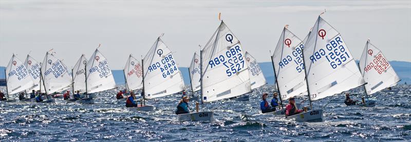 IOCA UK Optimist Nationals at Largs Sailing Club - Day 2 - photo © Paul Sanwell / OPP
