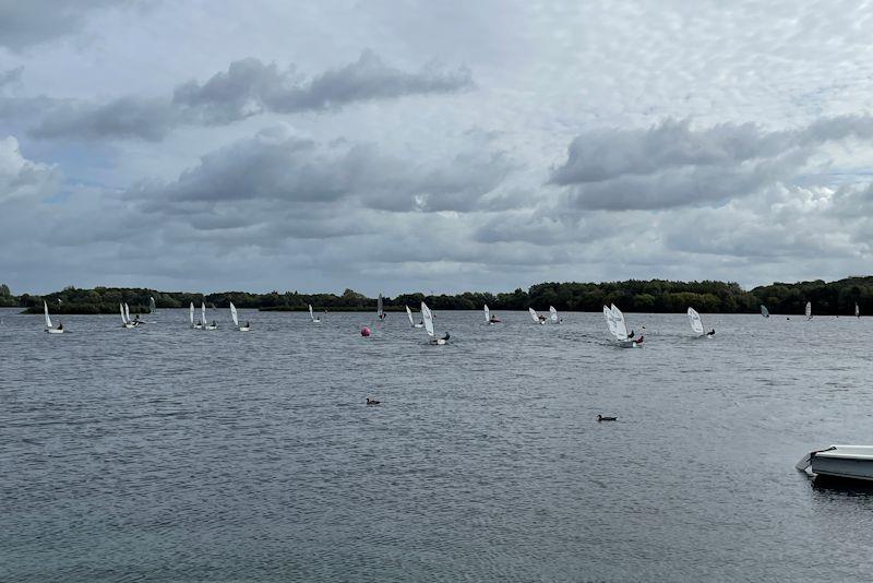 Optimist Junior Girls Training at Burghfield - photo © BSC