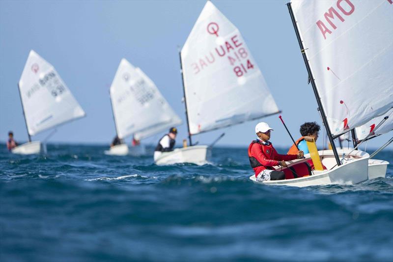 Arab Sailing Championship 2022 at Barceló Mussanah Resort - Day 3 photo copyright Icarus Sports taken at  and featuring the Optimist class
