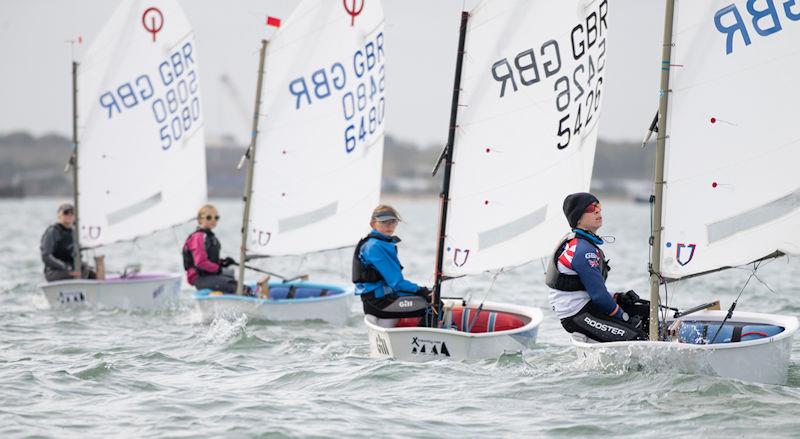 Optimist End of Seasons Championship in the Solent photo copyright Paul Sanwell / OPP taken at Royal Southern Yacht Club and featuring the Optimist class