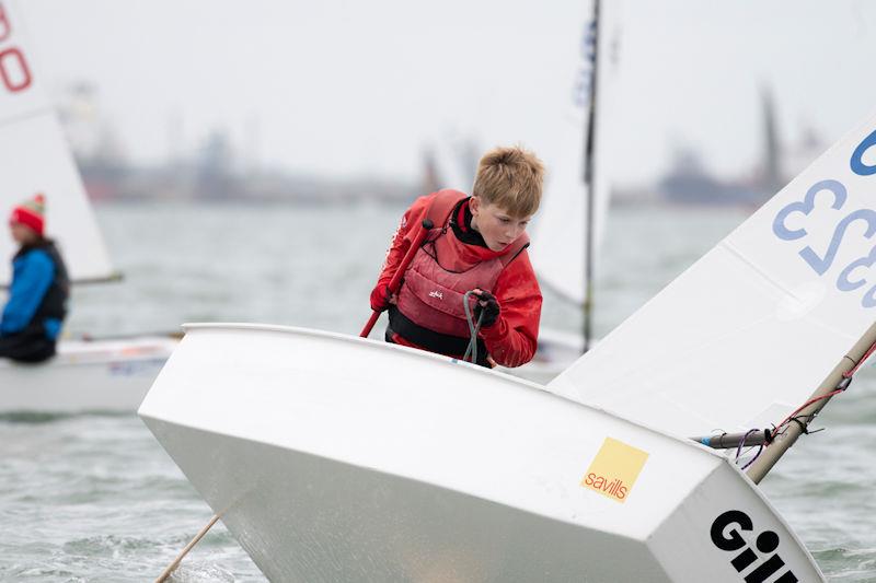 Optimist End of Seasons Championship in the Solent photo copyright Paul Sanwell / OPP taken at Royal Southern Yacht Club and featuring the Optimist class