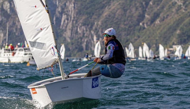 Halloween Cup Optimist - Day 2 photo copyright Elena Giolai taken at Circolo Vela Torbole and featuring the Optimist class