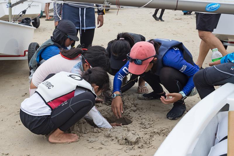 Phuket King's Cup 2022: no idea. But it's more interesting than waiting and doing nothing photo copyright Guy Nowell / Phuket King's Cup taken at Phuket Yacht Club and featuring the Optimist class