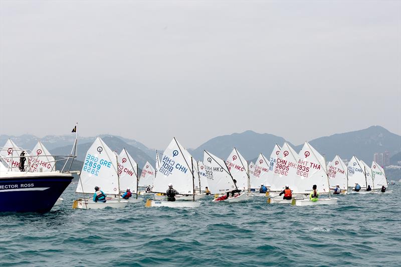 Sun Hung Kai & Co. Hong Kong Race Week 2023 - Day 1 photo copyright RHKYC / Guy Nowell taken at Royal Hong Kong Yacht Club and featuring the Optimist class