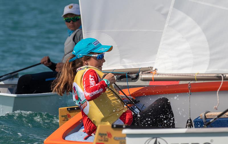 OptiOrange international Optimist class regatta, day 3 photo copyright Pep Portas / RCNV taken at Real Club Nautico Valencia and featuring the Optimist class