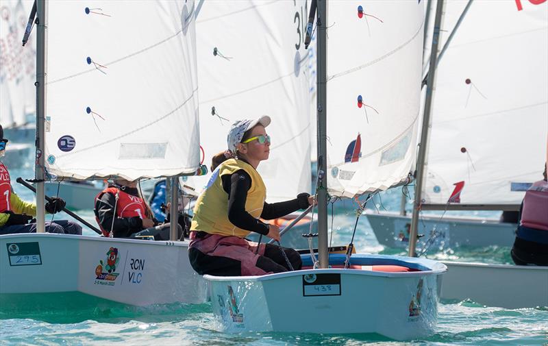 OptiOrange international Optimist class regatta, day 3 photo copyright Pep Portas / RCNV taken at Real Club Nautico Valencia and featuring the Optimist class