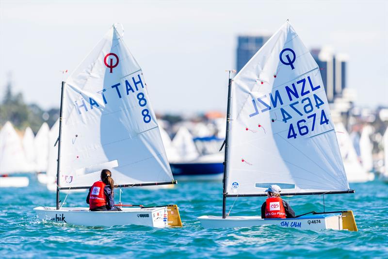 Day 2 - 2023 Toyota Optimist NZ Nationals - Wakatere BC  photo copyright Adam Mustill, Wakatere BC taken at Wakatere Boating Club and featuring the Optimist class