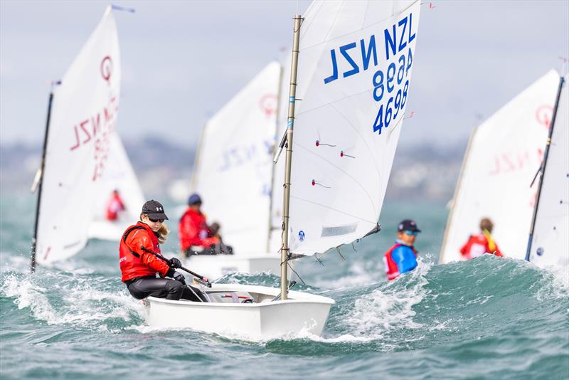 Day 3 - 2023 Toyota Optimist NZ Nationals - Wakatere BC - April 9, 2023 - photo © Adam Mustill