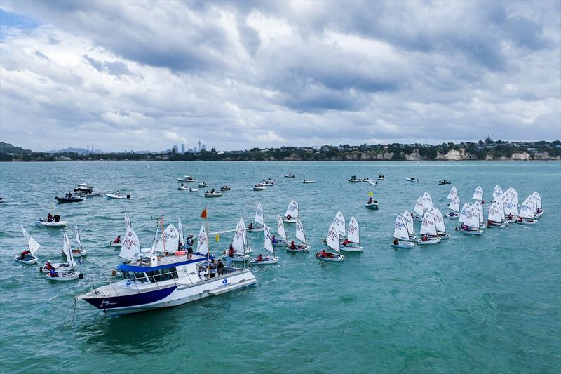 Day 4 - 2023 Toyota Optimist NZ Nationals - Wakatere BC - April 10, 2023 - photo © Adam Mustill