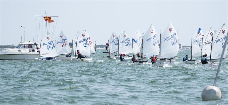 Hayling Island Open 2023 photo copyright Paul Sanwell / OPP taken at Hayling Island Sailing Club and featuring the Optimist class