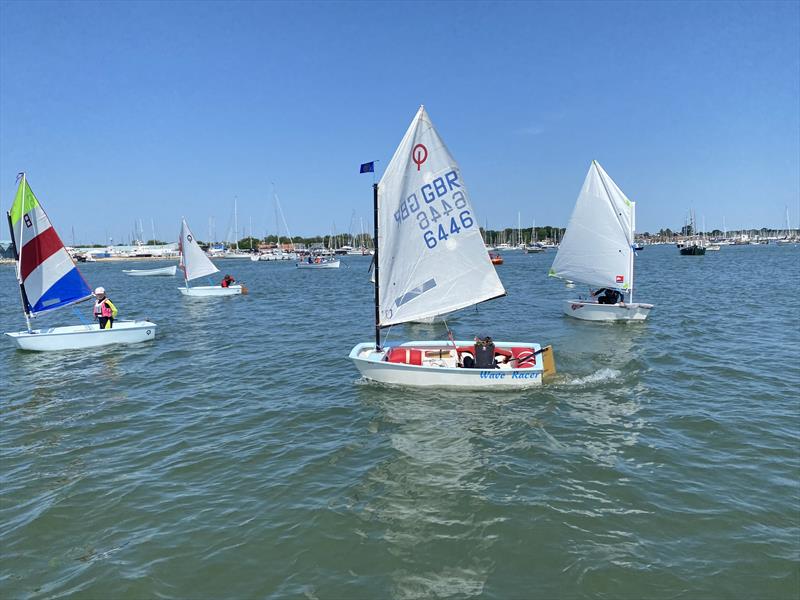 2023 Warsash SC Optimist Open photo copyright Roger Cerrato taken at Warsash Sailing Club and featuring the Optimist class