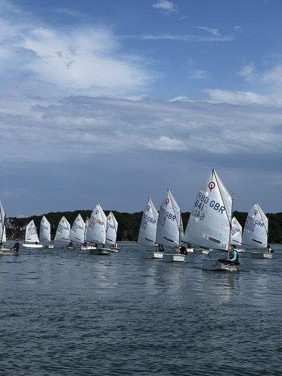 Chichester Yacht Club Optimist Open photo copyright Louise Knight taken at Chichester Yacht Club and featuring the Optimist class