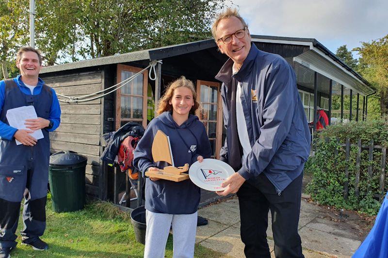 Pippa Shepherd wins the Xtremity Optimist open meeting at Bosham - photo © IOCA