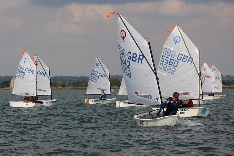 Main Fleet during the Blackwater Sailing Club Optimist Open - photo © Anna Lau