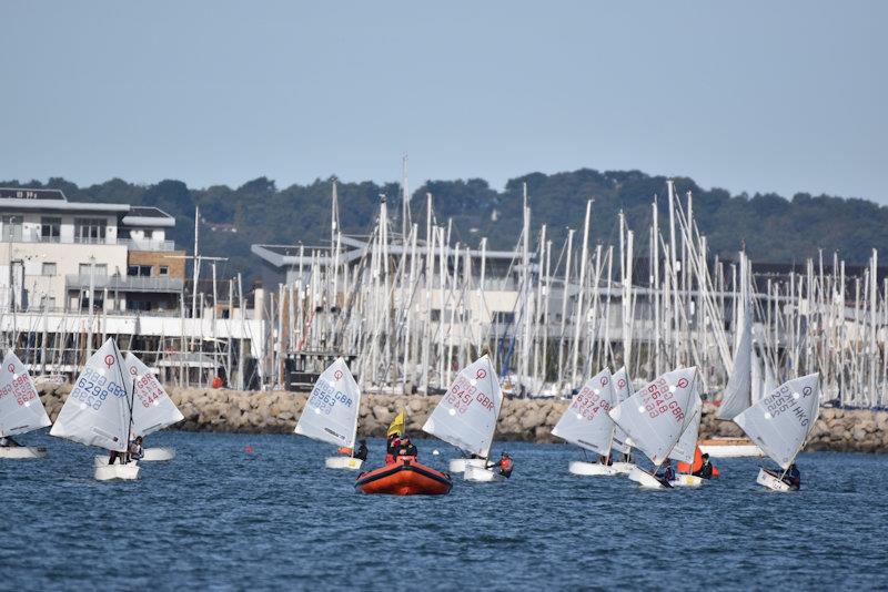 IOCA UK End of Season Championship and Optimist open meeting at Parkstone photo copyright Fee Drummond taken at Parkstone Yacht Club and featuring the Optimist class