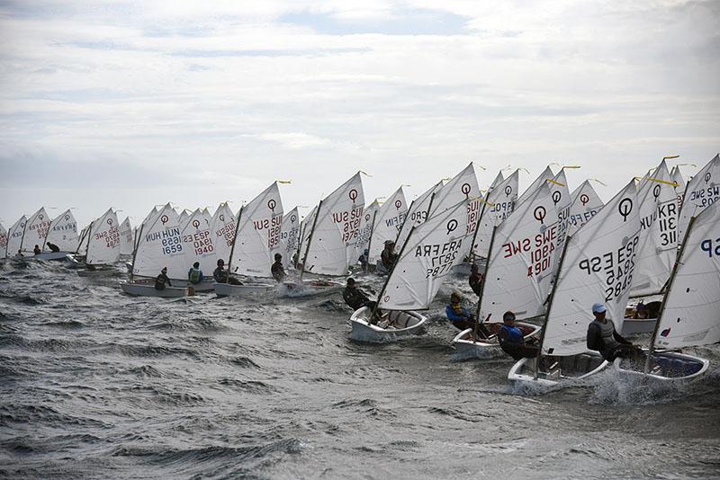 34th Palamós Optimist Trophy photo copyright Alfred Farré taken at Club de Vela Palamos and featuring the Optimist class