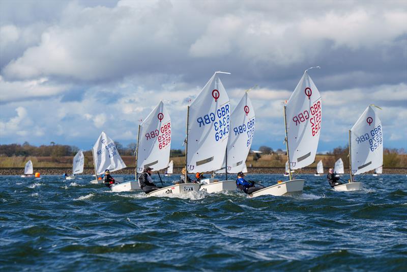 Gill Optimist Spring Championships at Draycote Water - photo © www.tomsteventonphotography.uk