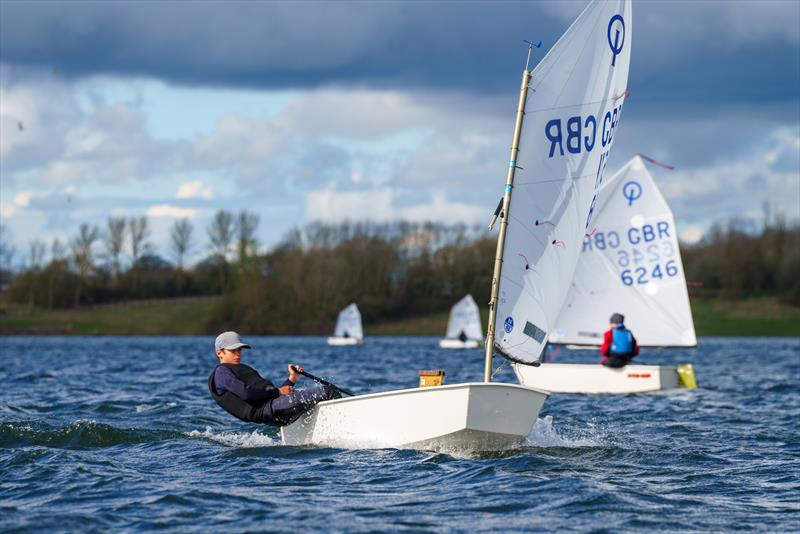 Gill Optimist Spring Championships at Draycote Water - photo © www.tomsteventonphotography.uk