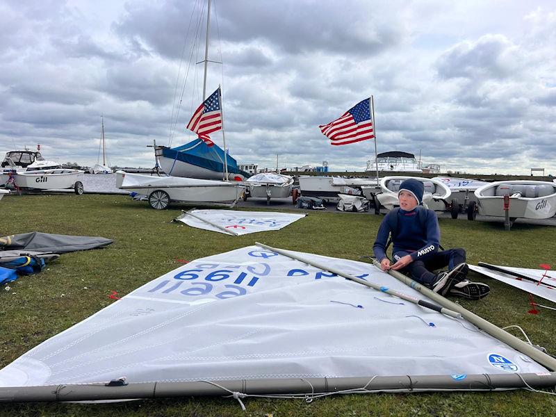 Magic Marine Easter Regatta at Braassemermeer, The Netherlands photo copyright Fanny Rogers taken at WV Braassemermeer and featuring the Optimist class