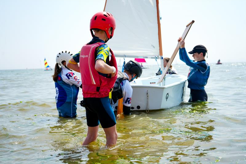 Hill Head Sailing Club Open Day photo copyright Lotte Johnson / www.lottejohnson.com taken at Hill Head Sailing Club and featuring the Optimist class