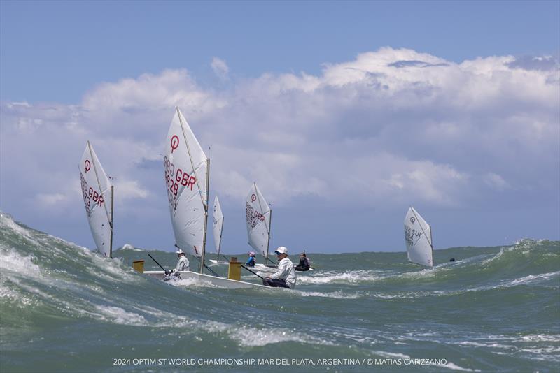 Optimist World Championship at Club Nautico Mar del Plata, Argentina photo copyright Matias Capizzano taken at Club Nautico Mar del Plata and featuring the Optimist class