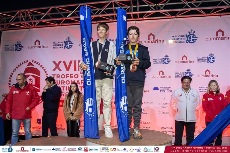 Euromarina Optimist Torrevieja Prize Giving photo copyright Pep Portas / RCNT taken at Real Club Nautico Torrevieja and featuring the Optimist class