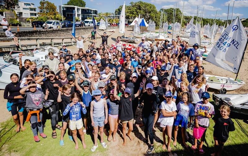 PredictWind Girls Regatta. Kohimarama Yacht Club. - March 22, 2025 photo copyright Suellen Hurling taken at  and featuring the Optimist class