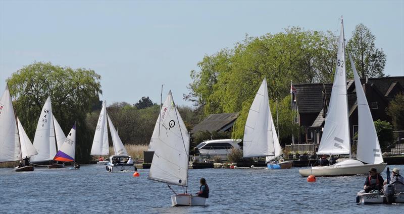 Easter weekend at Horning Sailing Club photo copyright Holly Hancock taken at Horning Sailing Club and featuring the Optimist class