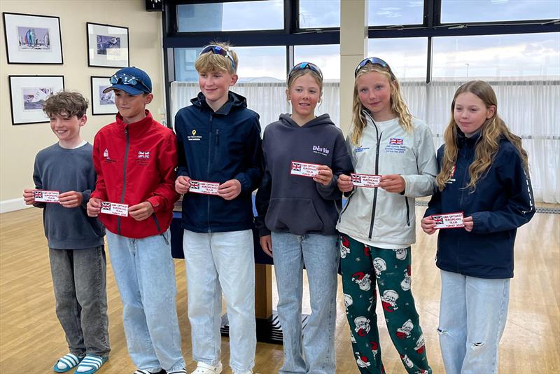 Euros Team - IOCA GBR Optimist Selection Trials at Weymouth - photo © Fanny Rogers