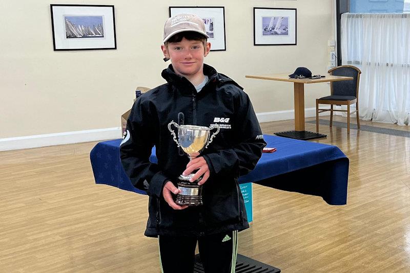 Charlie Holland, overall winner - IOCA GBR Optimist Selection Trials at Weymouth - photo © Fanny Rogers