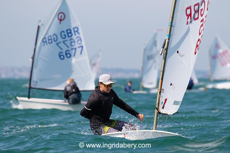 Magic Marine UK Optimist open meeting at Hayling Island - Main fleet photo copyright Ingrid Abery / www.ingridabery.com taken at Hayling Island Sailing Club and featuring the Optimist class