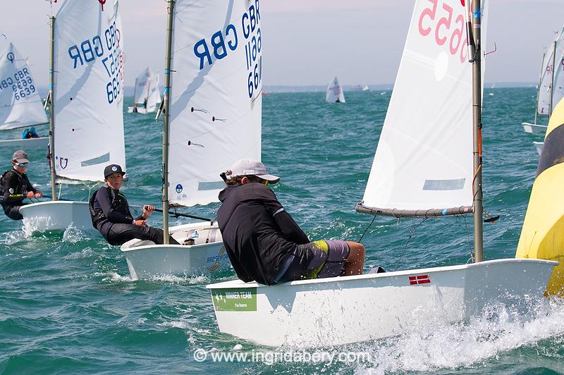 Magic Marine UK Optimist open meeting at Hayling Island - Main fleet photo copyright Ingrid Abery / www.ingridabery.com taken at Hayling Island Sailing Club and featuring the Optimist class