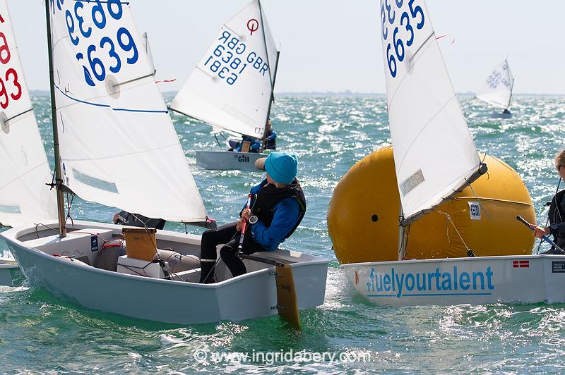Magic Marine UK Optimist open meeting at Hayling Island - Main fleet photo copyright Ingrid Abery / www.ingridabery.com taken at Hayling Island Sailing Club and featuring the Optimist class