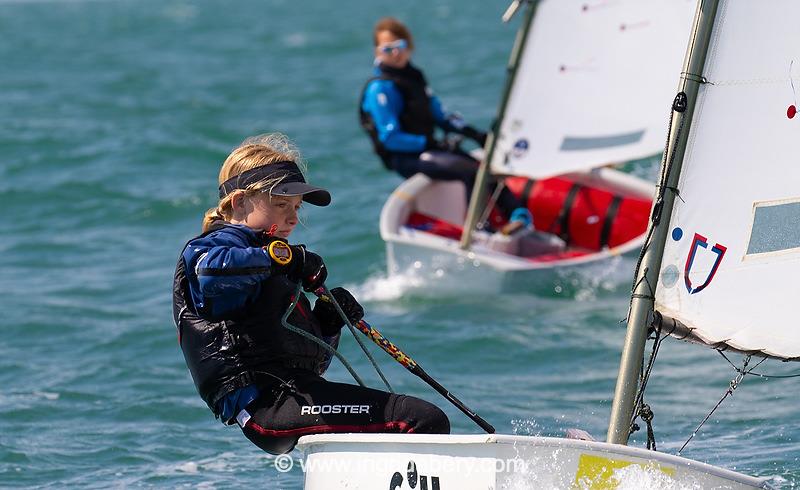 Magic Marine UK Optimist open meeting at Hayling Island - Main fleet photo copyright Ingrid Abery / www.ingridabery.com taken at Hayling Island Sailing Club and featuring the Optimist class