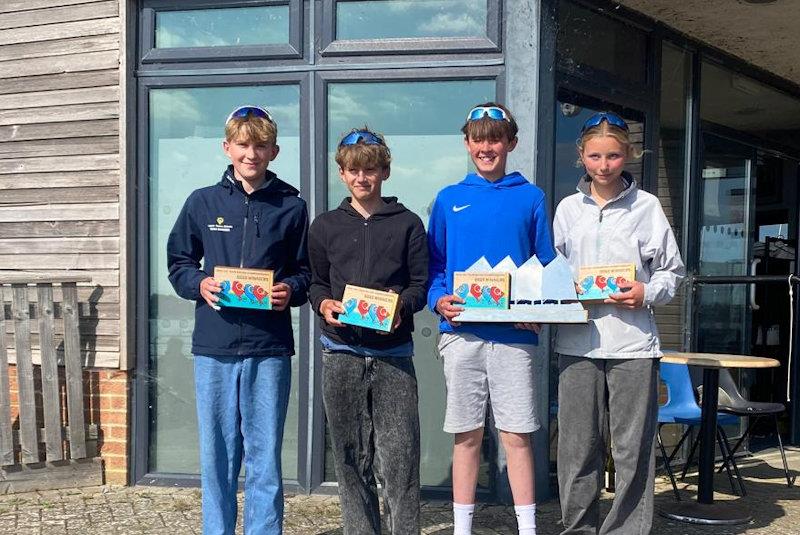 Dust busters, overall winners - IOCA UK Optimist Team Racing Championship at Oxford - photo © IOCA