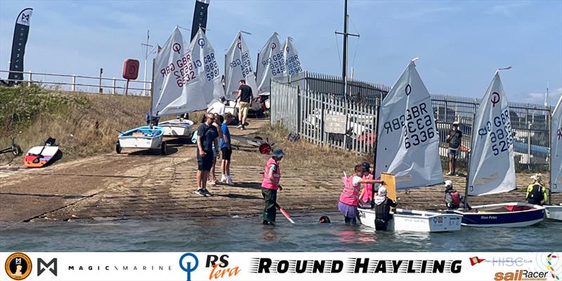 Portage - Magic Marine Optimist and Tera Round Hayling Race photo copyright Catherine Tyrrell taken at Hayling Island Sailing Club and featuring the Optimist class