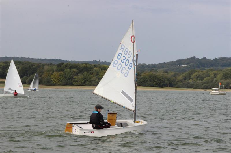 Emma Nettleship Regatta at Bough Beech photo copyright Sarah Seddon taken at Bough Beech Sailing Club and featuring the Optimist class