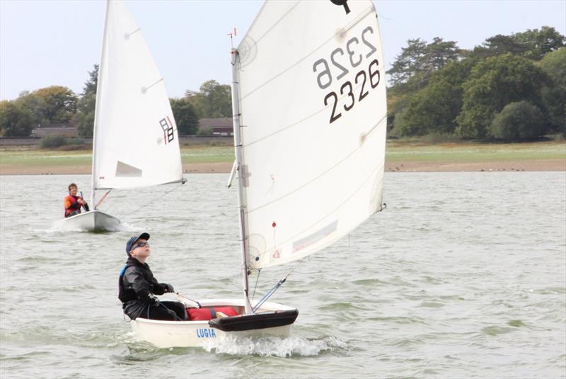 Emma Nettleship Regatta at Bough Beech photo copyright Sarah Seddon taken at Bough Beech Sailing Club and featuring the Optimist class