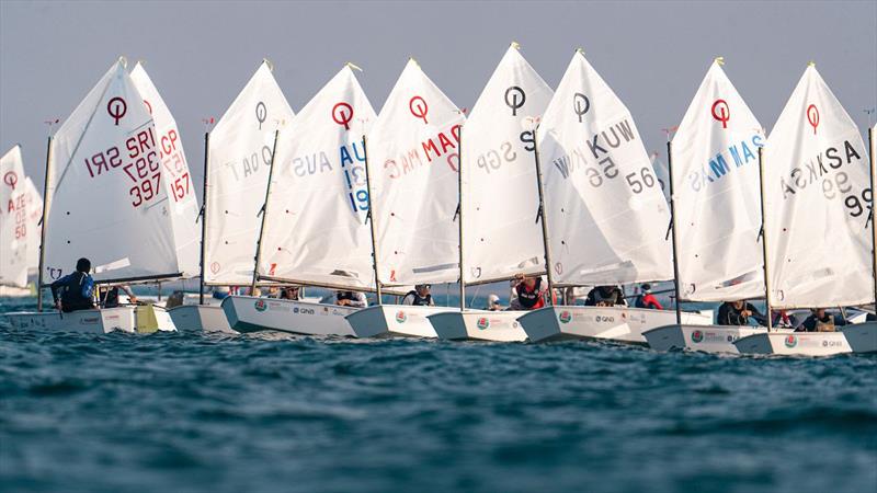 2025 Optimist Asian & Oceanian Championship - Day 2 photo copyright Oman Sail taken at  and featuring the Optimist class