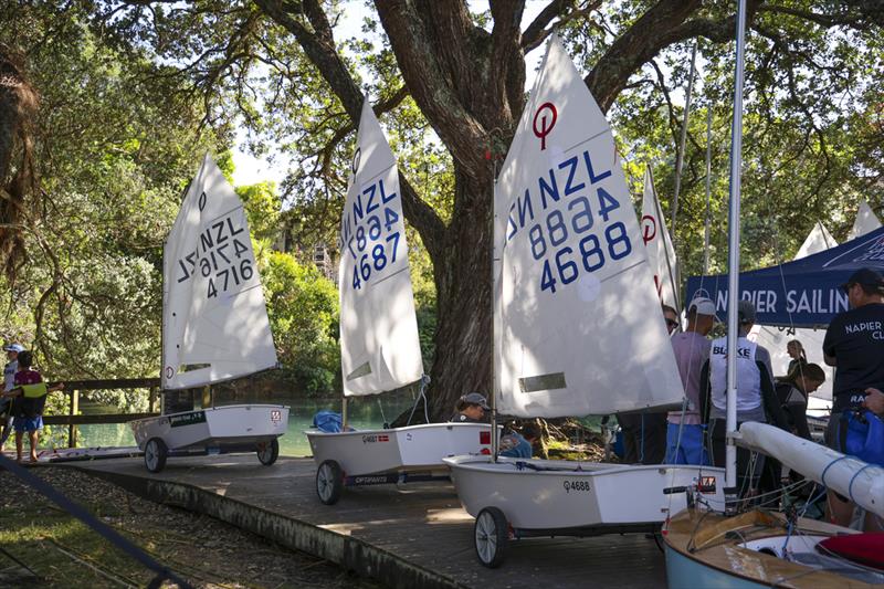 Launch queue - Day 2 - Sir Peter Blake Regatta - Torbay Sailing Club - December 8, 2025 - photo © Jacob Fewtrell/Insight Media/Insightmedia.co.nz/