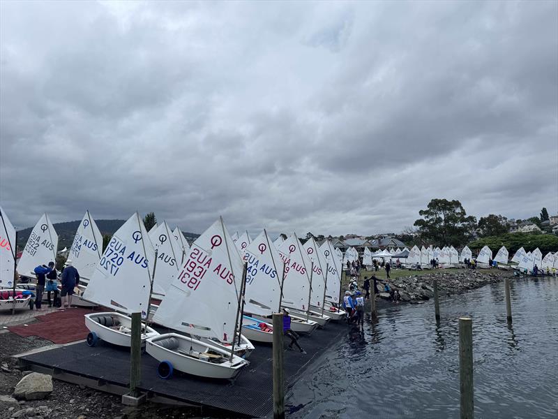Optimists have access to a new Royal Yacht Club of Tasmania Off the Beach launching ramp which was funded by the Tasmanian Government and only recently opened - 2026 Musto Australian Optimist Dinghy Championship photo copyright Jane Austin taken at Royal Yacht Club of Tasmania and featuring the Optimist class