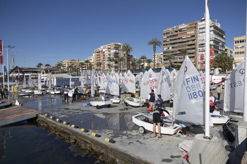 Euromarina Optimist Torrevieja 2026 photo copyright Pep Portas / RCNT taken at Real Club Nautico Torrevieja and featuring the Optimist class