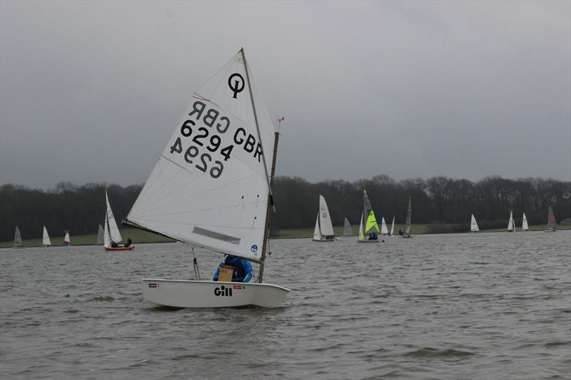 Bough Beech Icicle Series day 6 photo copyright Sarah Seddon taken at Bough Beech Sailing Club and featuring the Optimist class