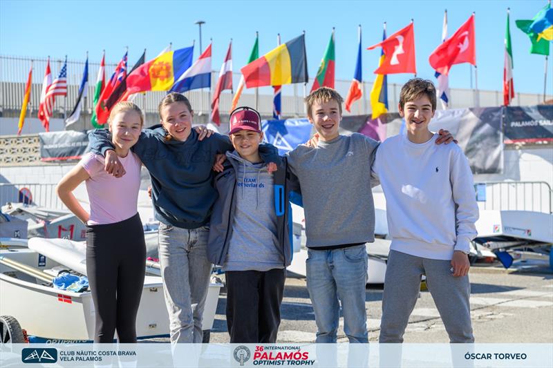 36th Palamós International Optimist Trophy - Day 1 photo copyright Oscar Torveo taken at  and featuring the Optimist class