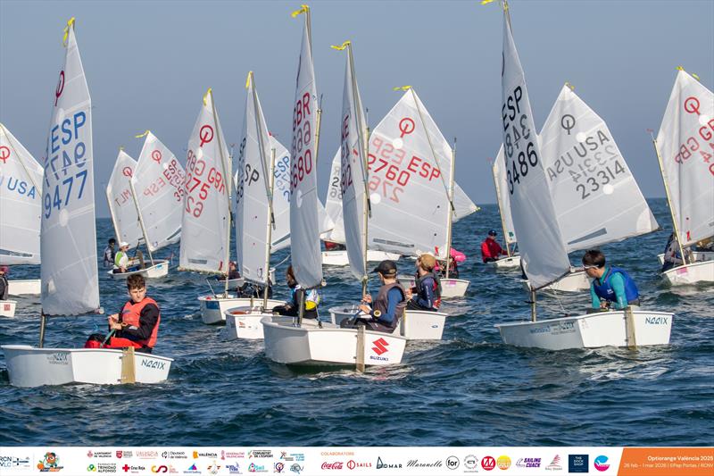 Optiorange 2026 photo copyright Pep Portas / RCNV taken at Real Club Nautico Valencia and featuring the Optimist class