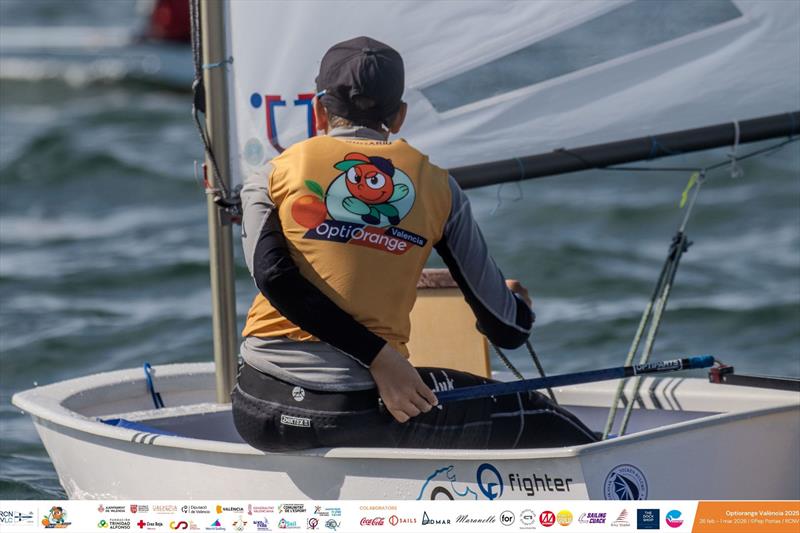 Optiorange Regatta 2026 day 2 photo copyright Pep Portas / RCNV taken at Real Club Nautico Valencia and featuring the Optimist class