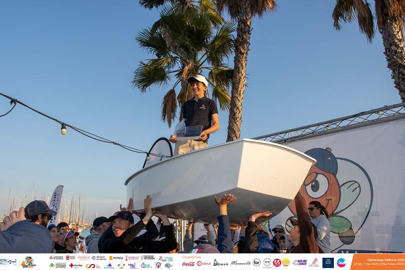 Optiorange Regatta 2026 photo copyright Pep Portas / RCNV taken at Real Club Nautico Valencia and featuring the Optimist class