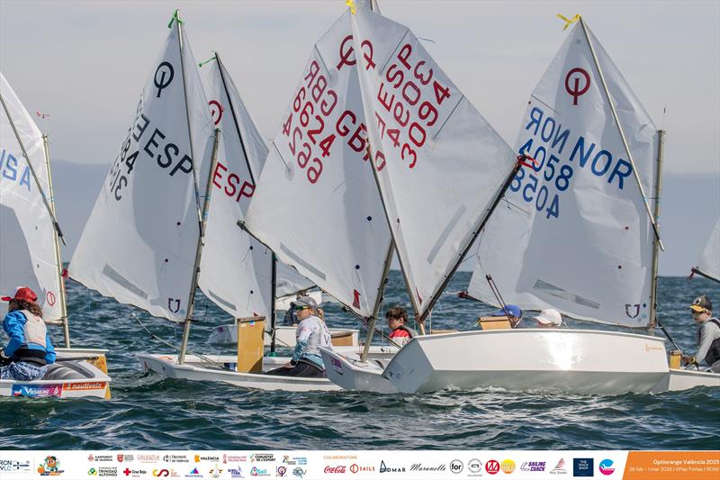 Optiorange Regatta 2026 photo copyright Pep Portas / RCNV taken at Real Club Nautico Valencia and featuring the Optimist class