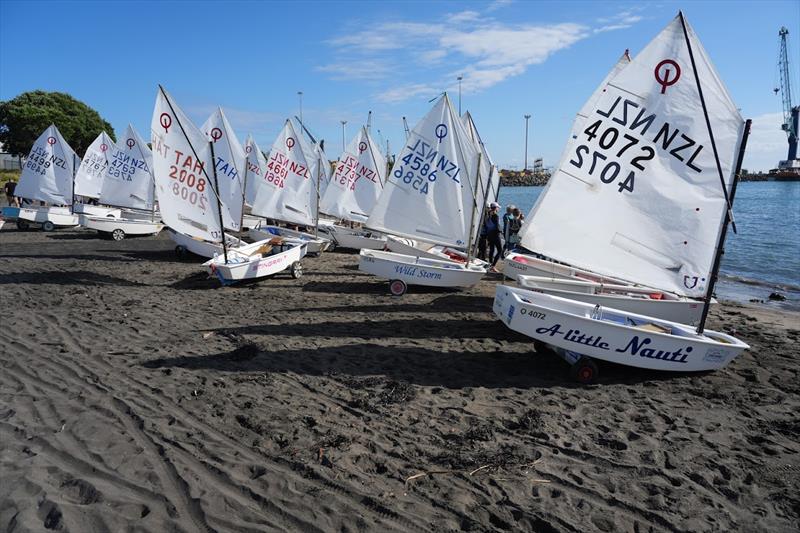 Measurement and Registration - Toyota Optimist Nationals - New Plymouth YC - April 3, 2026 - photo © Billy Preston